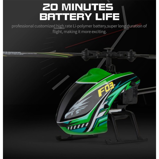 KT-F03-Hélicoptère F03 4CH classe 160 avec stabilisateur de vol RTF Mode 2 Kootai - KT-F03