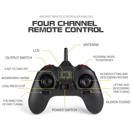 F03 4CH Class 160 Helicopter with Kootai RTF Mode 2 Flight Stabilizer Volantex KT-F03 - 7 KT-F03-F03 4CH Class 160 Helicopter with Kootai RTF Mode 2 Flight Stabilizer - KT-F03