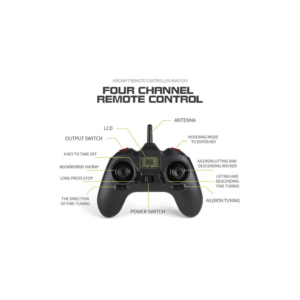 F03 4CH Class 160 Helicopter with Kootai RTF Mode 2 Flight Stabilizer Volantex KT-F03 - 7