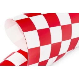 Kavan Red/White Checkered Interfacing 2m Kavan RC KAV60.12018.2 - 1