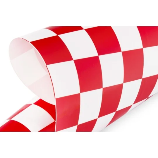 KAV60.12018.2-Kavan Red/White Checkered Interfacing 2m