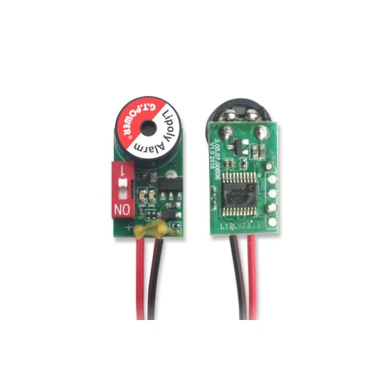 GT-ALARM2S3S-GT Power 2-3S Li-Po Low Voltage Alarm