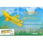 VA08-Tiger Moth 600mm moteur caoutchouc kit balsa vole libre DW Hobby