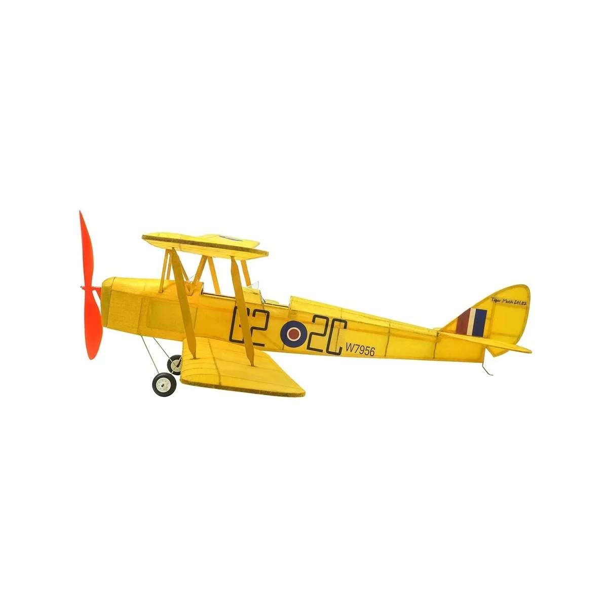 Tiger Moth 600mm rubber motor balsa kit free fly DW Hobby DW Hobby - Dancing Wings Hobby VA08 - 3