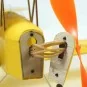 VA08-Tiger Moth 600mm rubber motor balsa kit free fly DW Hobby - VA08