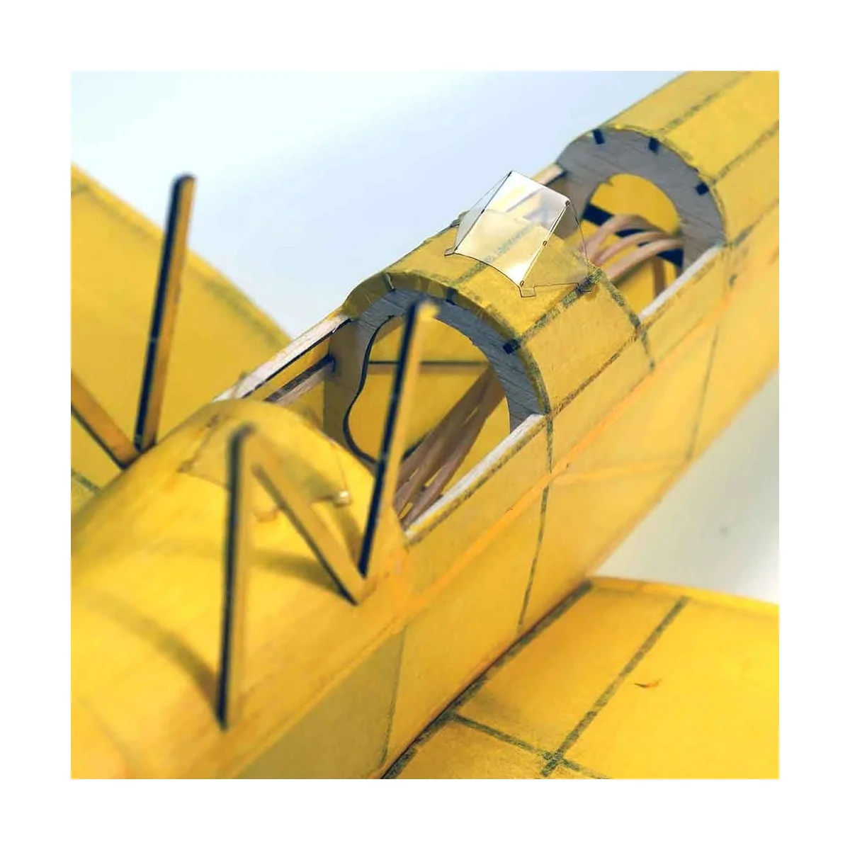 Tiger Moth 600mm rubber motor balsa kit free fly DW Hobby DW Hobby - Dancing Wings Hobby VA08 - 6