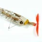 VA08-Tiger Moth 600mm rubber motor balsa kit free fly DW Hobby - VA08