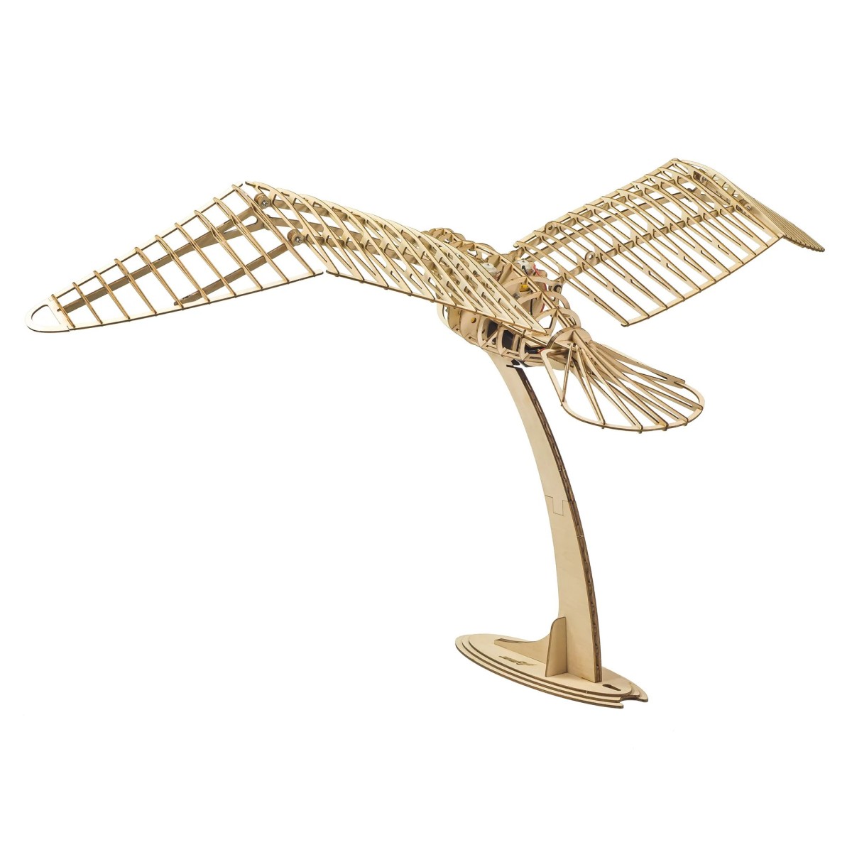 copy of Glider Otto Lilienthal laser cutting wood, static model DW Hobby DW Hobby - Dancing Wings Hobby VA09 - 6