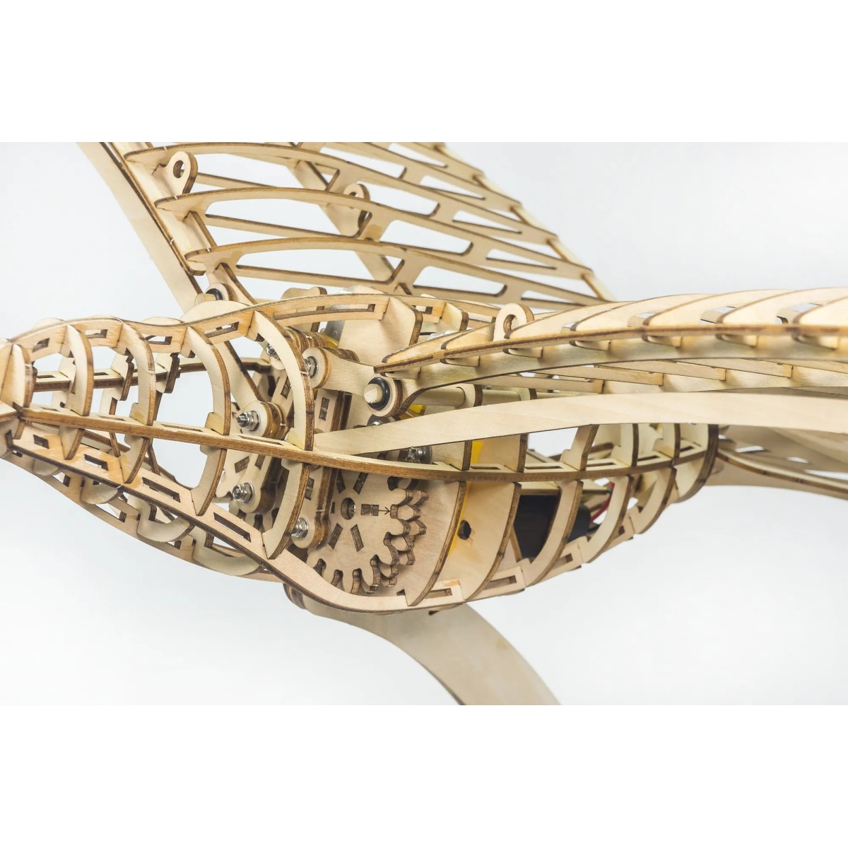 copy of Glider Otto Lilienthal laser cutting wood, static model DW Hobby DW Hobby - Dancing Wings Hobby VA09 - 10