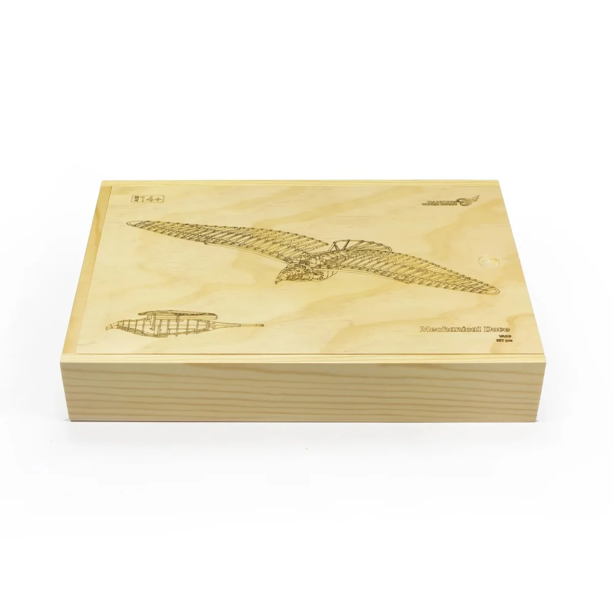 Oiseau Colombe mécanique 1m découpe laser bois, modèle statique DW Hobby DW Hobby - Dancing Wings Hobby VA09 - 12