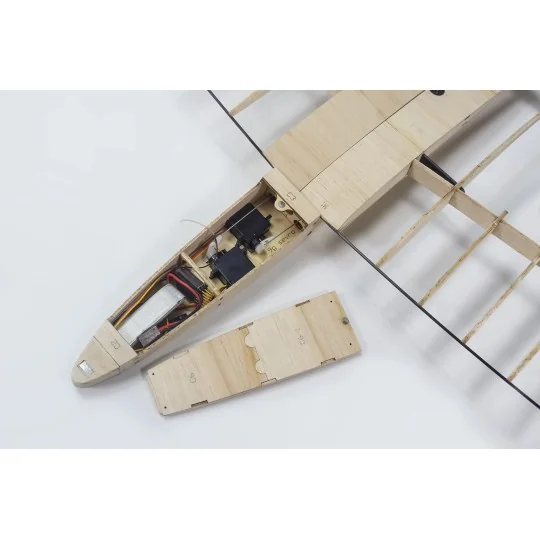 FD1200-Planeur DLG Windrunner 1.20m FD12 Kit seul balsa DW Hobby - FD1200