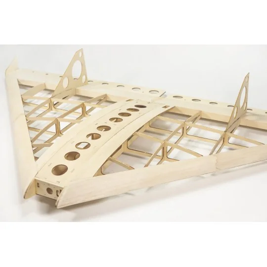 T1101-Air Kart Delta Flying Wing 1m T11 Balsa Kit DW Hobby