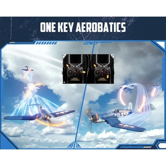 V768-3-Avion Corsair F4U 500mm brushless avec stabilisateur de vol RTF Volantex