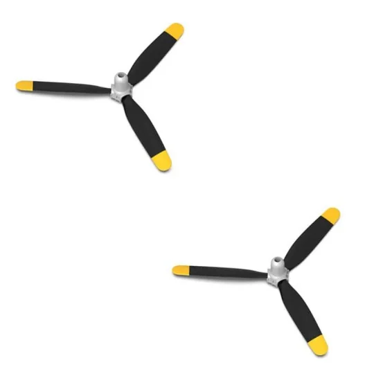 V-P7680304-Hélice tripales pour avion Corsair F4U 500mm V768-3 Volantex (x2) - V-P7680304