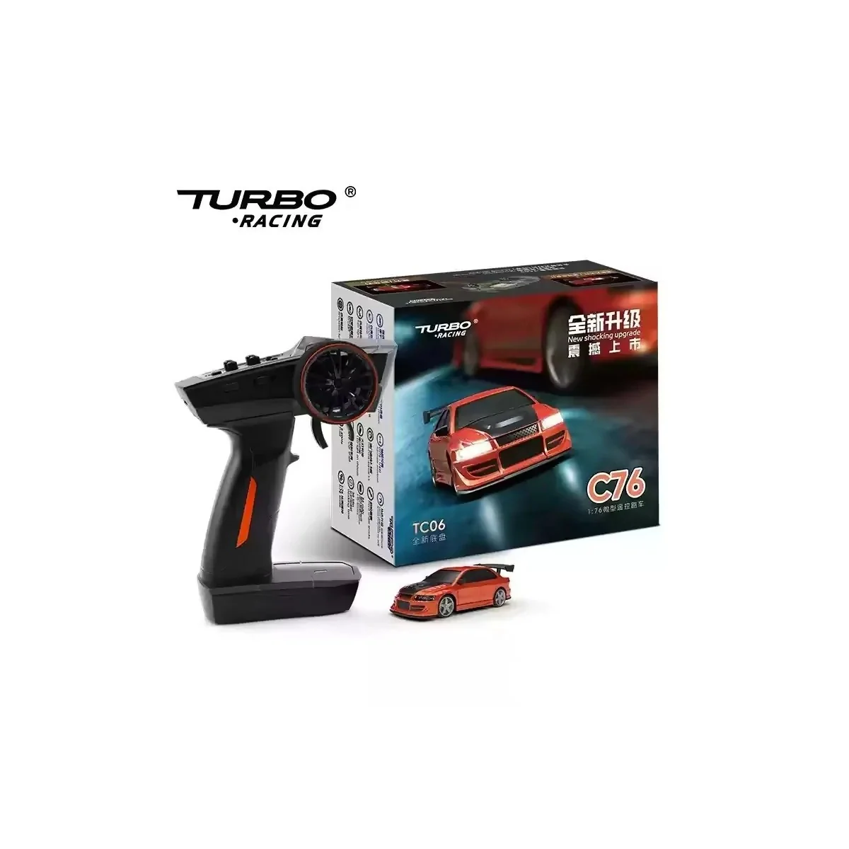 Micro Sport Rouge C76 1/76 RTR Turbo Racing Turbo Racing TB-C76 - 1
