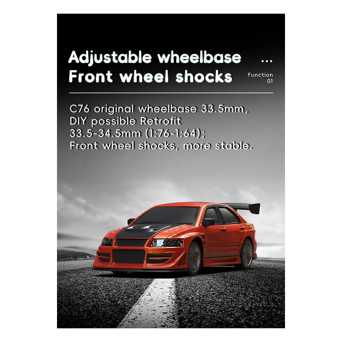 copy of Micro Muscle Car 1/76 RTR Turbo Racing Turbo Racing TB-C76 - 5