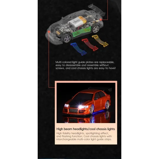 TB-C76-Micro Sport Rouge C76 1/76 RTR Turbo Racing - TB-C76