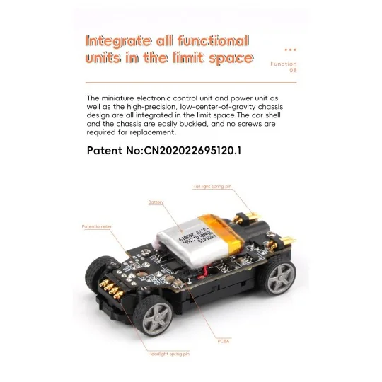 copy of Micro Muscle Car 1/76 RTR Turbo Racing Turbo Racing TB-C76 - 13 TB-C76-Micro Sport Red C76 1/76 RTR Turbo Racing - TB-C76