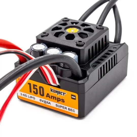 Brushless controller 1/8 ESC 150A Waterproof G2 Konect Hobbytech KN-8BL150-WP-G2 - 1 KN-8BL150-WP-G2-Brushless controller 1/8 ESC 150A Waterproof G2 Konect - KN-8BL150-WP-G2