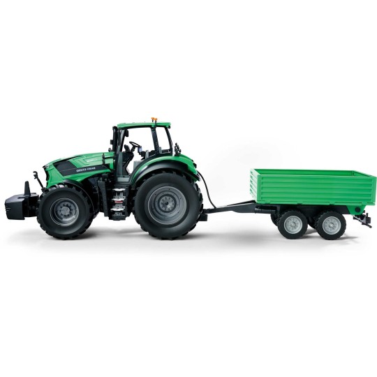 500907705-Deutz-Fahr 8280 TTV Tractor with Trailer 1/16 RTR Carson