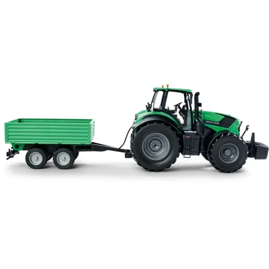 500907705-Deutz-Fahr 8280 TTV Tractor with Trailer 1/16 RTR Carson - 500907705