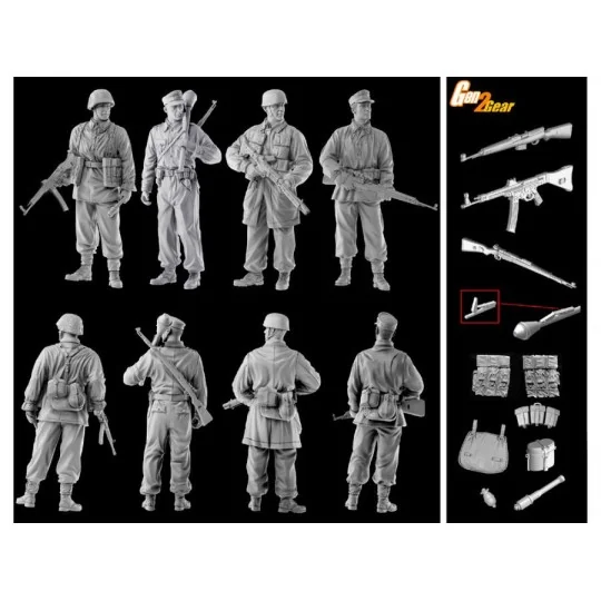 D6694-Personnages défenseurs du Reich 1944-45 1/35 Dragon - D6694