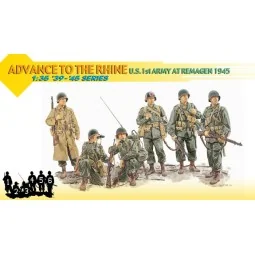 Personnages soldats 1st ARMY US (Remagen 1945) 1/35 Dragon D6271 - 1