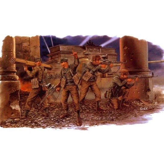 Nachtjäger Soldier Figures (Berlin 1945) 1/35 Dragon D6089 - 1 D6089-Nachtjäger Soldier Figures (Berlin 1945) 1/35 Dragon - D6089