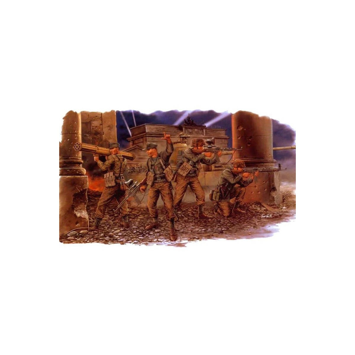 Personnages soldats Nachtjäger (Berlin 1945) 1/35 Dragon  D6089 - 1