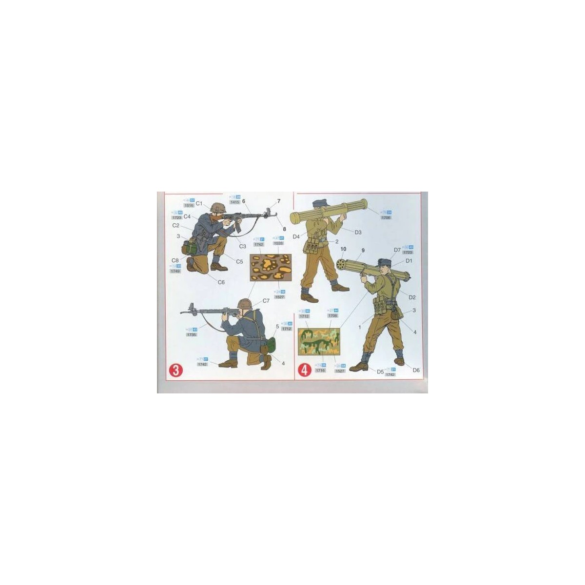 Nachtjäger Soldier Figures (Berlin 1945) 1/35 Dragon D6089 - 4 Nachtjäger Soldier Figures (Berlin 1945) 1/35 Dragon D6089 - 4