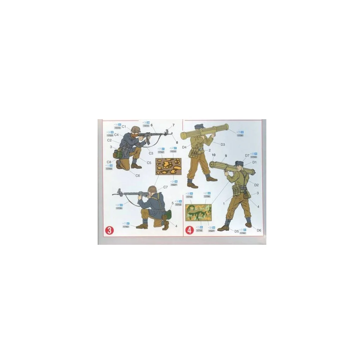Nachtjäger Soldier Figures (Berlin 1945) 1/35 Dragon D6089 - 4 Nachtjäger Soldier Figures (Berlin 1945) 1/35 Dragon D6089 - 4