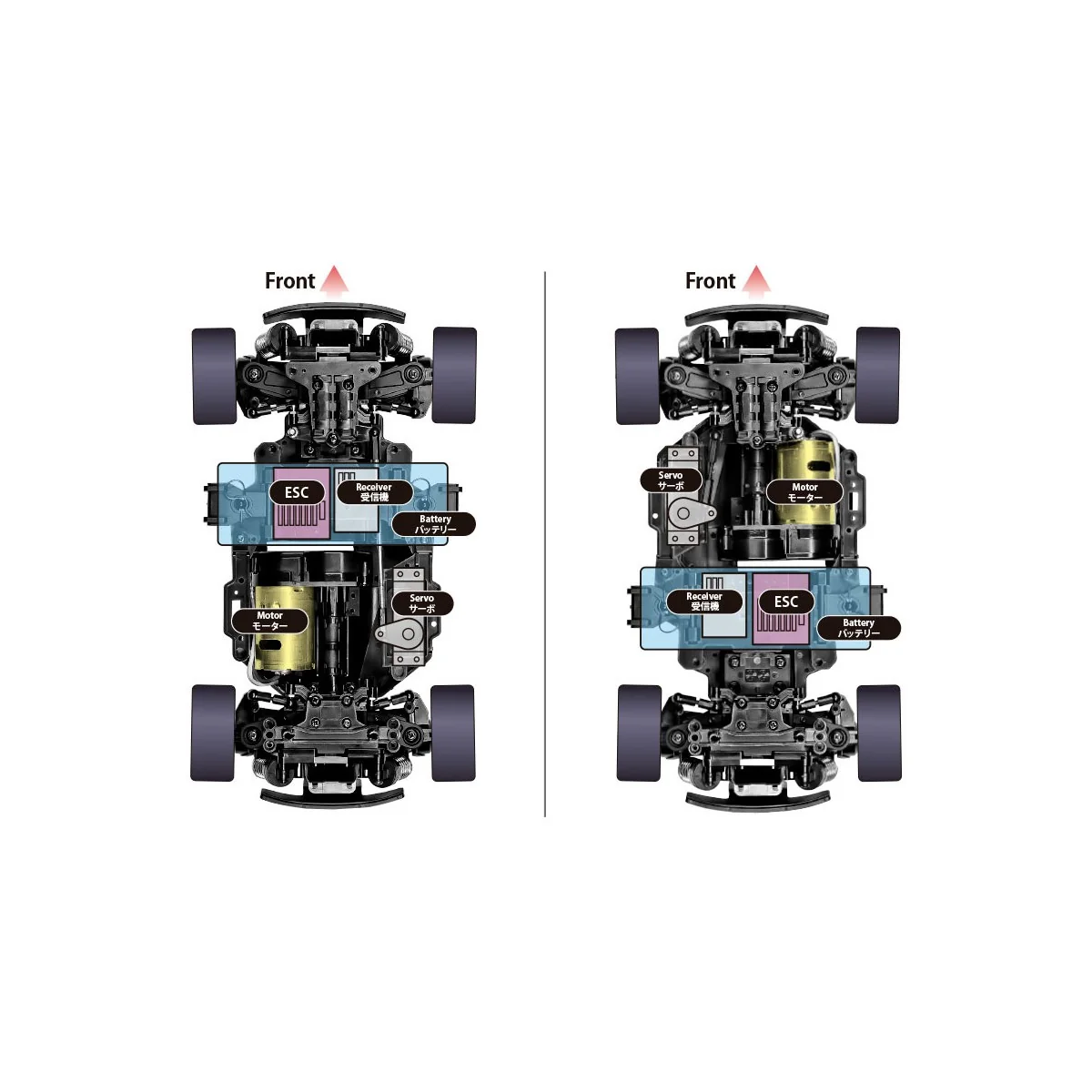 Mini Cooper Racing MB-01 Kit 1/10 Tamiya Tamiya 58747 - 16