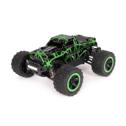 T4992GR-Pirate Monster-T 4x4 sans balais RTR 1/18 T2M