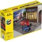 HEL-52330-Splendid Hotel diorama kit with 2 Heller 1/24 cars + glue and paints