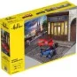 HEL-50330-Splendid Hotel Diorama Kit with 2 Cars 1/24 Heller
