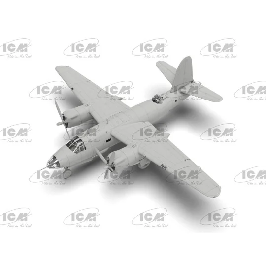 48325-Avion B-26F Marauder, WWII American Bomber, 1/48 ICM