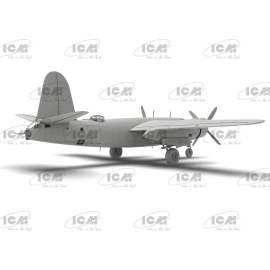 48325-Avion B-26F Marauder, WWII American Bomber, 1/48 ICM