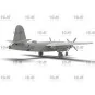 48325-Avion B-26F Marauder, WWII American Bomber, 1/48 ICM