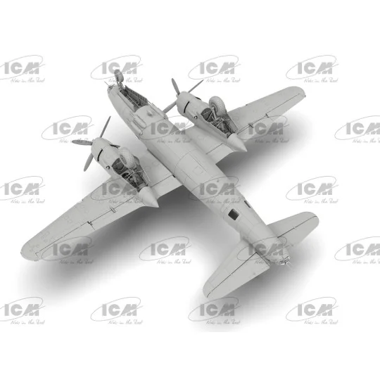 ICM-48325-B-26F Marauder aircraft, WWII American Bomber, 1/48 ICM - 48325