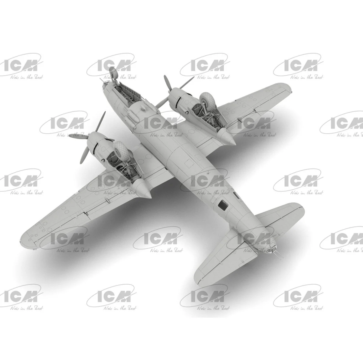 Avion B-26F Marauder, WWII American Bomber, 1/48 ICM 48325 - 6 Avion B-26F Marauder, WWII American Bomber, 1/48 ICM 48325 - 6