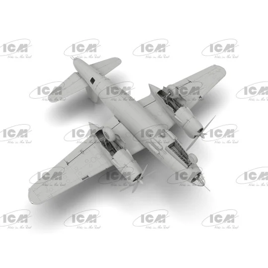 48325-Avion B-26F Marauder, WWII American Bomber, 1/48 ICM