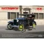 24052-Ford Model A Gangster Car 1/24 ICM