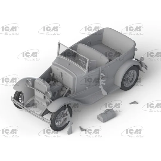 ICM-24052-Ford Model A Gangster Car 1/24 ICM - 24052