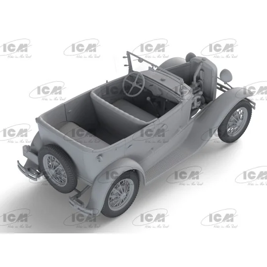 ICM-24052-Ford Model A Gangster Car 1/24 ICM - 24052