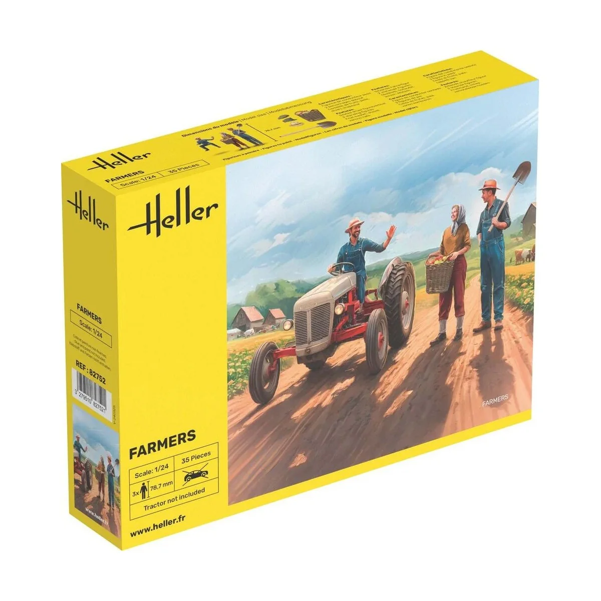Personnages, fermiers 1/24 Heller Heller HEL-82752 - 1