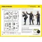 HEL-82753-Personnages, pompiers français 1/24 Heller - HEL-82753