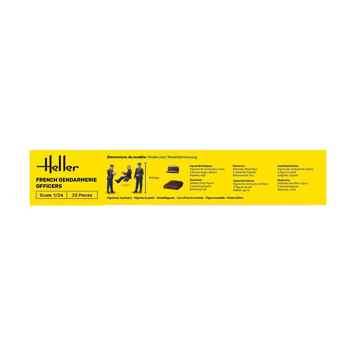 Characters, French gendarmes 1/24 Heller Heller HEL-82751 - 4