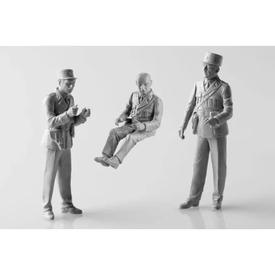 HEL-82751-Personnages, gendarmes français 1/24 Heller