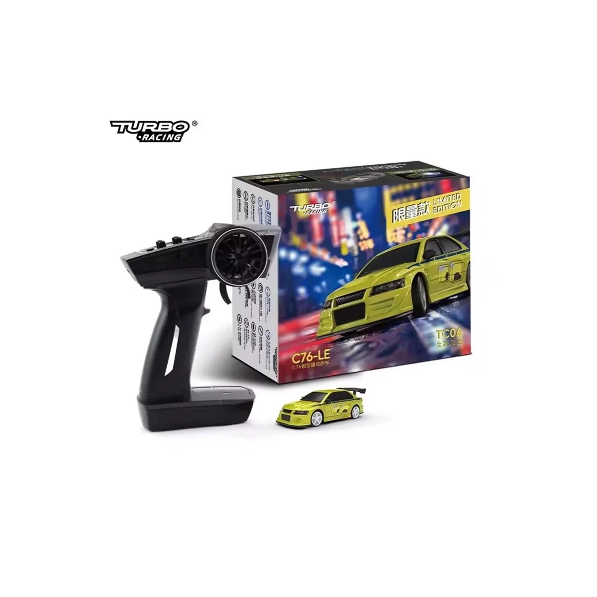 Micro Sport Jaune C76 Limited Edition 1/76 RTR Turbo Racing Turbo Racing TB-C76-LE - 1
