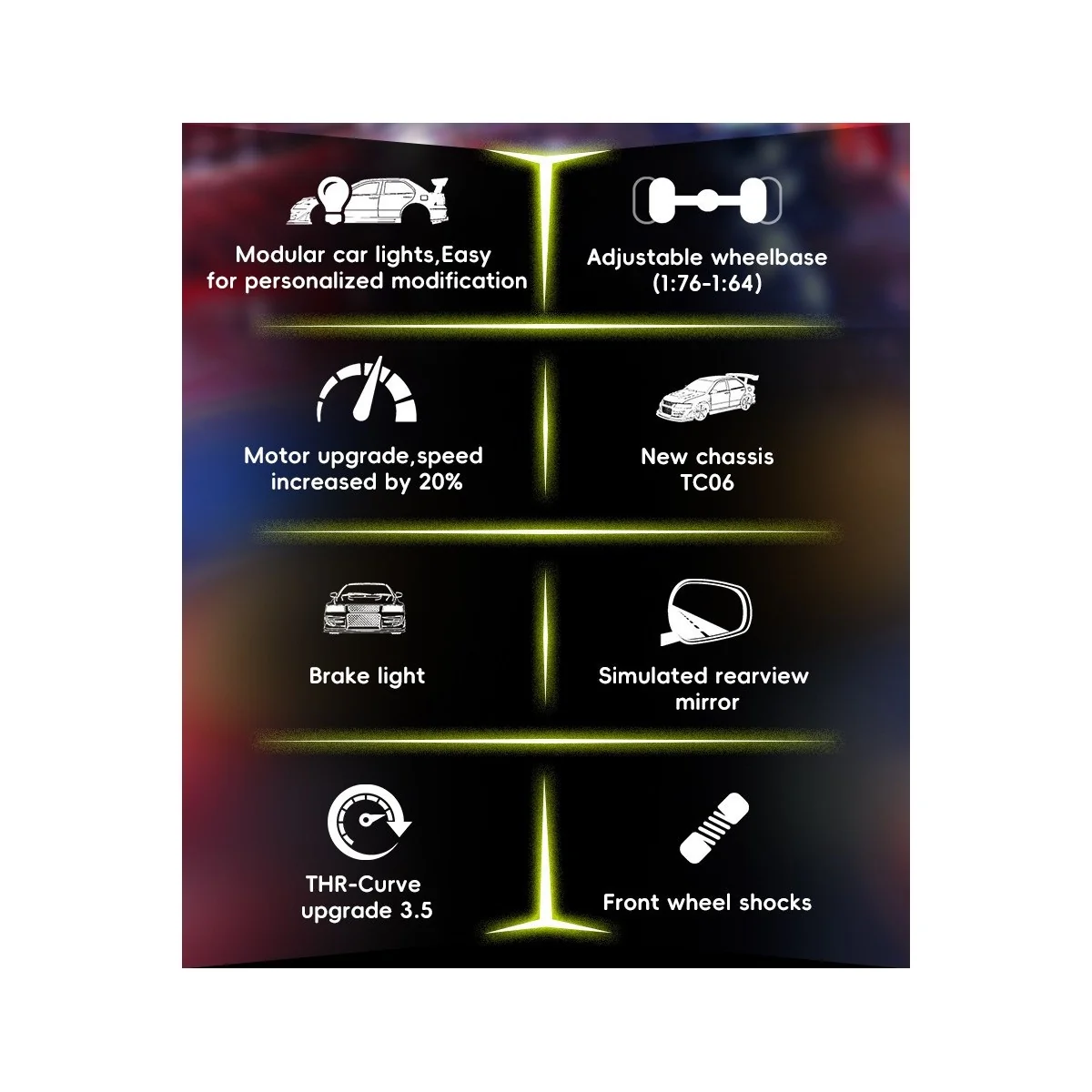 copy of Micro Sport Red C76 1/76 RTR Turbo Racing Turbo Racing TB-C76-LE - 3